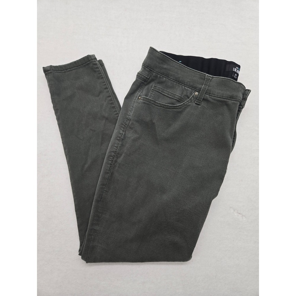 LuLaRoe Womens Size 40 Olive Green Pants High Waist Stretchy Comfort‎ Casual